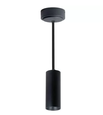Nora Lighting NYLM-2ST30XBBLE4A/48 2" iLENE 48" Stem Mount Mini Cylinder, 1000lm, 15W, 3000K, Black, 120V Triac/ELV/0-10V & 277V 0-10V Dimming