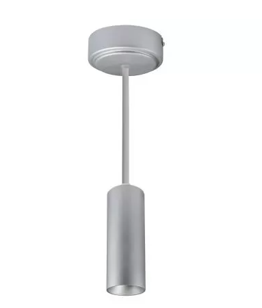 Nora Lighting NYLM-2ST30XSSLE4A/48 2" iLENE 48" Stem Mount Mini Cylinder, 1000lm, 15W, 3000K, Silver, 120V Triac/ELV/0-10V & 277V 0-10V Dimming