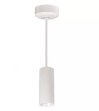 Nora Lighting NYLM-2ST30XWWLE3A/12 2" iLENE 12" Stem Mount Mini Cylinder, 1000lm, 15W, 3000K, Silver, 120V Triac/ELV Dimming