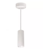 Nora Lighting NYLM-2ST27XWWLE4A/48 2" iLENE 48" Stem Mount Mini Cylinder, 1000lm, 15W, 2700K, White,  120V Triac/ELV/0-10V & 277V 0-10V Dimming