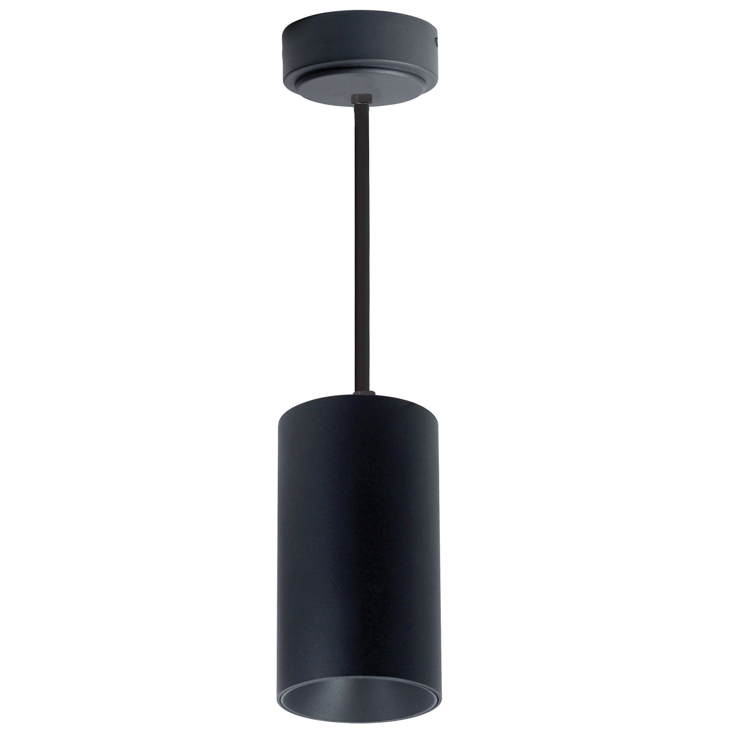 Nora Lighting NYLM-3STCDXBBLE4/12 3" iLENE LED Mini Cylinder - Stem Mounted, 30 Watt, 1300lm Lumens, 12" Stem, Comfort Dim, Black