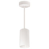 NORA Lighting NYLM-3ST40XWWLE4/24 3" iLENE Stem Mounted LED Mini Cylinder - 30 Watt - Color Temp. 4000K - 120-277 Volt - Triac/ELV/0-10V, 24-Inch Stem - White Finish