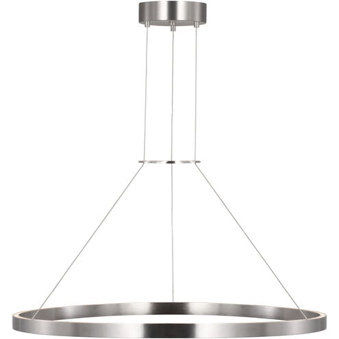 Visual Comfort Architectural SLCH14930S Modern Fiama 36" LED Chandelier Ceiling Light - 120-277V - CCT:3000K - Finish: Satin Nickel