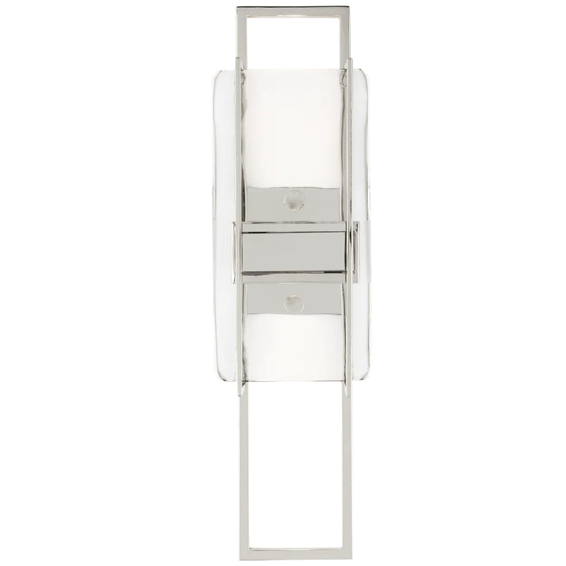 Visual Comfort Architectural 700WSDUE18N-LED927-277 Modern Mick De Giulio Duelle LED 18" 277V Wall Sconce Wall Light, Integrated LED - Finish: Polished Nickel