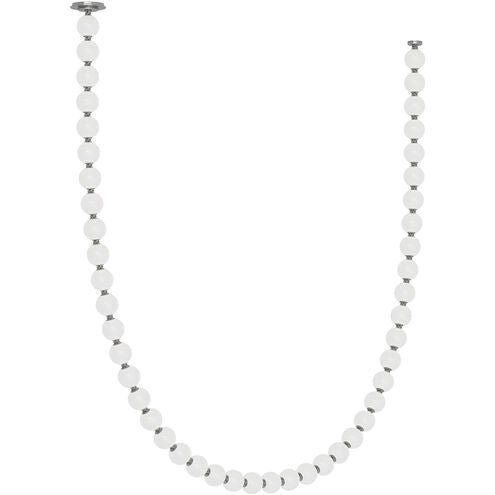 Visual Comfort Architectural SLCH22427NS Modern 132" Perle Milk Glass LED Surface Mount Driver Chandelier Ceiling Light - 120V - CCT: 2700K - Finish: Polished Nickel