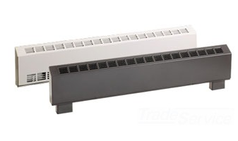 Ouellet ODIA0508BL Steel Sloped Top Draft Barrier – 500W, 208V, White Finish, 733mm