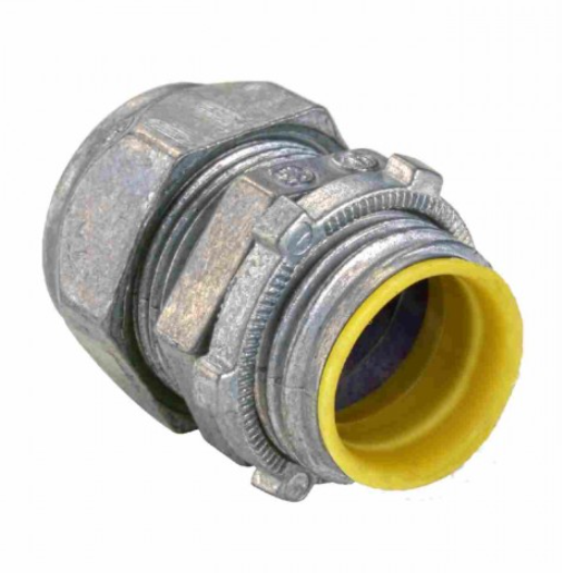 Orbit OF607-S 2-1/2 Inch Zinc Die-cast Emt Connectors Compression Type Insulated