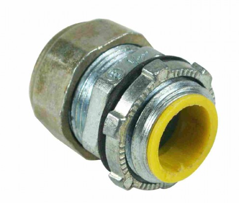 Orbit OF609-SW 3-1/2" Zinc Die-Cast EMT Connector Compression Type & Rain Tight Insulated