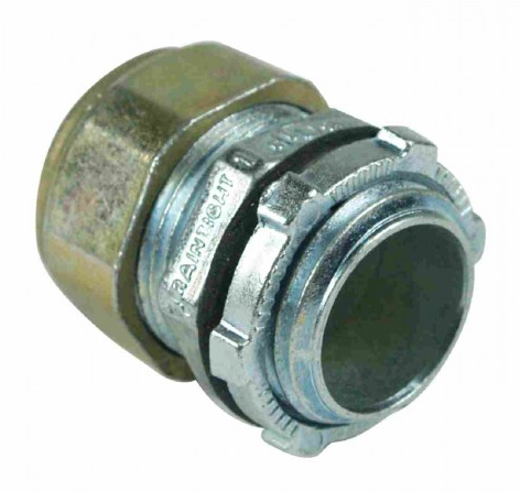Orbit OF609-W 3-1/2" Zinc Die-Cast EMT Connector Compression Type & Rain Tight
