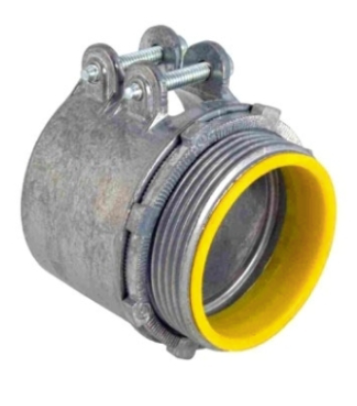 Orbit OF739-S 3-1/2" Zinc Flex Connector Squeeze Type With Insulated Throat