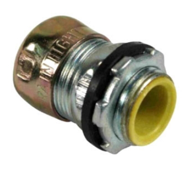 Orbit OF7603-SW 1" Steel EMT Connector Compression Type & Rain Tight Insulated