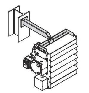Ouellet OHX-MB1 OHX Basic Mounting Bracket for 5–10 kW Units