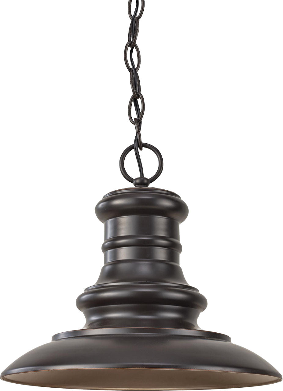 Generation Lighting OL8904RSZ Redding Station pendant in Restoration Bronze