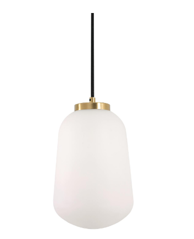 AFX Lighting OLIP07LAJUDLB Olivia 7 Inch LED Pendant Light, 120-277V, Watt 13W, Selectable 5CCT, Light Antique Brass Finish
