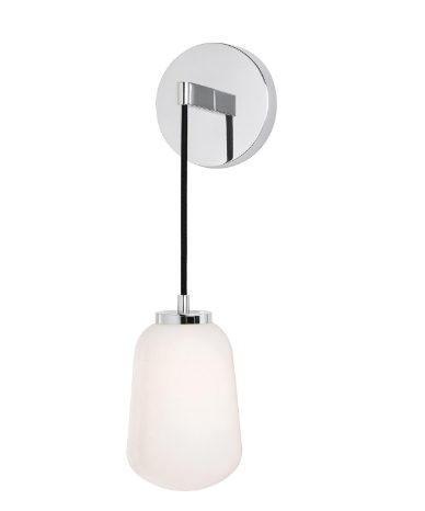 AFX Lighting OLIS0514LAJUDPC Olivia 14 Inch LED Wall Sconce Light, 120-277V, Watt 11W, Selectable 5CCT, Polished Chrome Finish