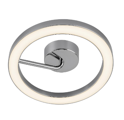 AFX Lighting ONEF18LAJUDPC One 18 Inch LED Flush Mount Light, 120-277V, Watt 30W, Selectable 5CCT, Polished Chrome Finish