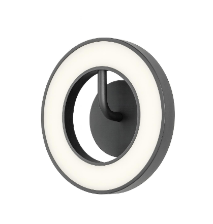 AFX Lighting ONES1010LAJUDBK One 10 Inch LED Wall Sconce Light, 120-277V, Watt 15W, Selectable 5CCT, Black Finish