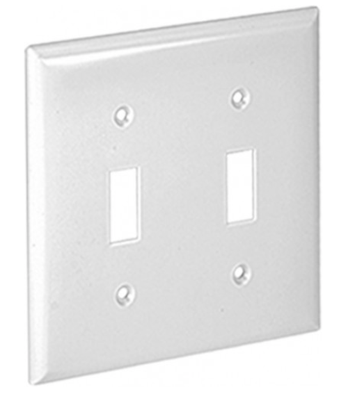 Orbit OP2-G 2-Gang Wallplate Switch Gray Finish