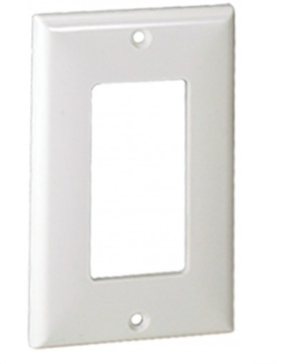 Orbit OP26-I 1-Gang Decorative Switch or GFI Standard Size Lexan Wall Plate, Finish Ivory