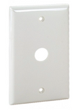 Orbit OP737-W 1-Gang 0.625'' Doorbell Push Button Standard Size Lexan Wall Plate, White Finish