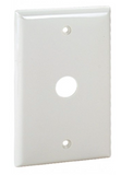 Orbit OP737-I 1-Gang 0.625'' Doorbell Push Button Standard Size Lexan Wall Plate, Ivory Finish
