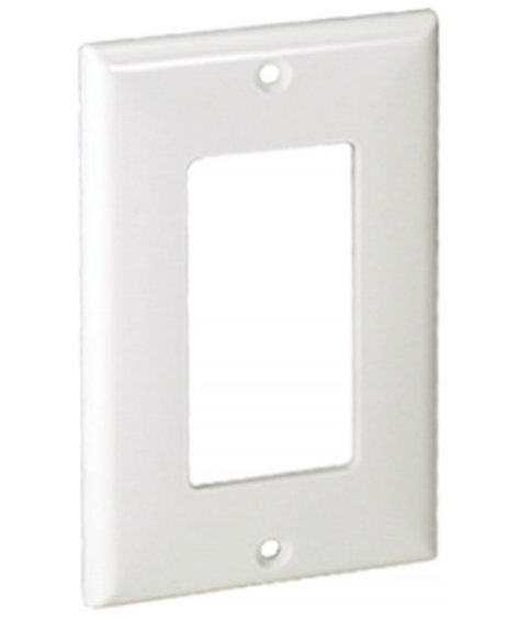 Orbit OPM26-I 1-Gang, Decorative Switch or GFCI Mid-Size Lexan Wallplate Ivory Finish