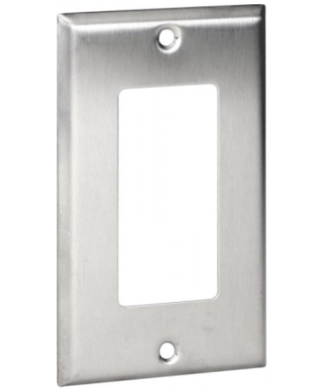 Orbit OS26 1 Gang, Decorative or GFCI Stainless Steel Wallplate