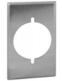 Orbit OS724 1 Gang Power Outlet, 2.156” Dia. Stainless Steel Wallplate