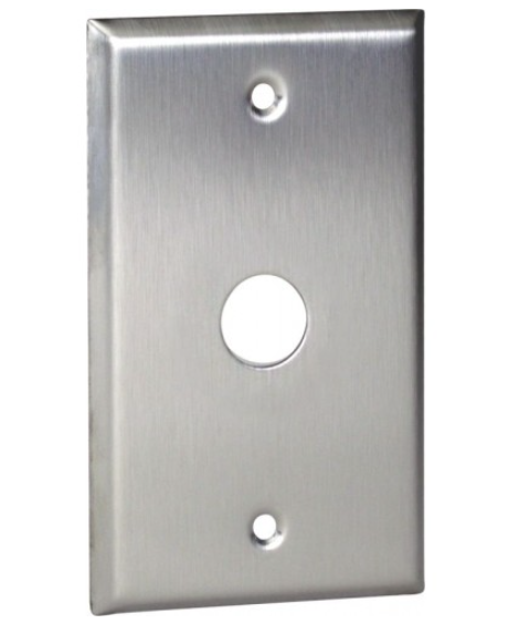 Orbit OS737 1 Gang, Doorbell Push Button 0.625” Dia. Stainless Steel Wallplate