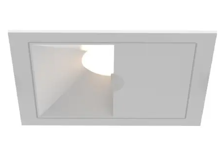 Eurofase Lighting OSC3ST01WL011530WCL 2-in 15W Oscar LED w/ Trim, Square, Wall Wash, Wide, 120V-277V, 3000K, BK/BK, Clear