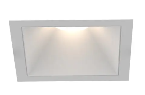 Eurofase Lighting OSC3ST02RF011535WCL 2-in 15W Oscar LED w/ Trim, Square, Wide, 120V-277V, 3500K, WHT/BLK, Clear