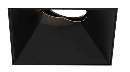 Eurofase Lighting OSC3STL01RG021535WCL 2-in 15W Oscar LED Without Trim, Square, Gimbal, Wide, 120V-277V, 3500K, BK/WH,Clear
