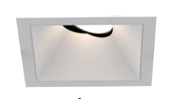 Eurofase Lighting OSC3STL01RG021535WCL 2-in 15W Oscar LED Without Trim, Square, Gimbal, Wide, 120V-277V, 3500K, BK/WH,Clear
