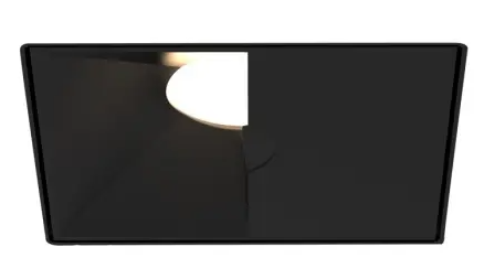 Eurofase Lighting OSC3STL01WL021030WCL 2-in 10W Oscar LED Without Trim, Square, Wall Wash, Wide, 120V-277V, 3000K, BK/WH,Clear