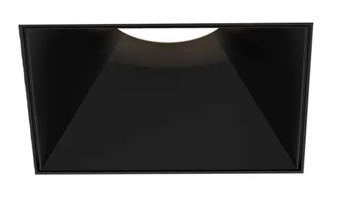 Eurofase Lighting OSC3STL02RF021535MCL 2-in 15W Oscar LED Without Trim, Square, Medium, 120V-277V, 3500K, WHT/WHT, Clear