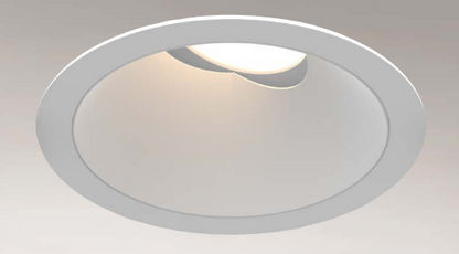Eurofase Lighting OSC4RT01RG021535WCL 3-in 15W Oscar LED With Trim, Round, Gimbal, Wide, 120V-277V, 3500K, BK/WHT, Clear
