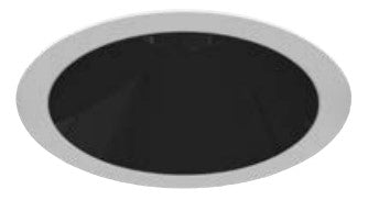 Eurofase Lighting OSC4RTL01RF012630WHC Oscar Medium Aperature Black Round Recessed Downlight, CCT 3000K, Matte Black Baffle Finish W/ Honey Comb Diffuser