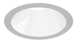 Eurofase Lighting OSC4RTL01RF022627WCL Oscar Medium Aperature Black Round Recessed Downlight, CCT 2700K, Matte White Baffle Finish W/ Clear Diffuser