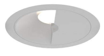 Eurofase Lighting OSC4RTL02WL022635WCL Oscar Medium Aperature White Round Wall Wash , CCT 3500K, Matte White Baffle Finish W/ Clear Diffuser