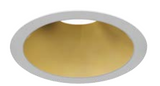 Eurofase Lighting OSC4RTL02RF032627WCL 3-in 26W Oscar LED Without Trim, Round, Downlight, Wide, 120V-277V, 2700K, WHT/Gold, Clear