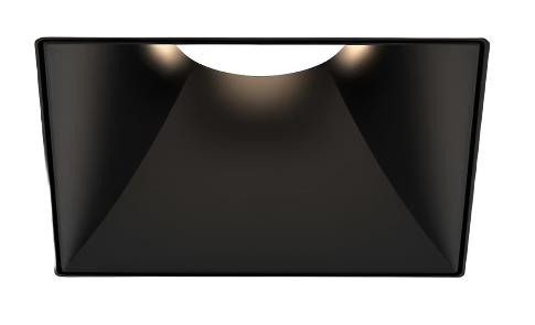 Eurofase Lighting OSC4ST01RF011030WCL Oscar Medium Aperture Square Black Recessed Fixtures, CCT 3000K, Matte Black Baffle Finish W/ Clear Diffuser