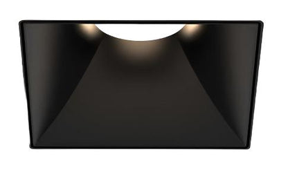 Eurofase Lighting OSC4ST01RF011030WCL Oscar Medium Aperture Square Black Recessed Fixtures, CCT 3000K, Matte Black Baffle Finish W/ Clear Diffuser