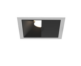 Eurofase Lighting OSC4STL01WL012627WCL Medium Aperture Square Trimless Wall Wash, Matte Black Baffle, Wattage 26W, CCT 2700K, Beam Angle Wide, Clear Diffuser, Black Finish