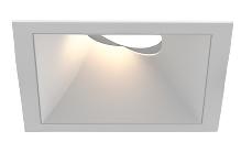 Eurofase Lighting OSC4STL02RG012627WCL Oscar Medium Aperture White Square Gimbal, CCT 2700K, Matte Black Baffle Finish W/ Clear Diffuser