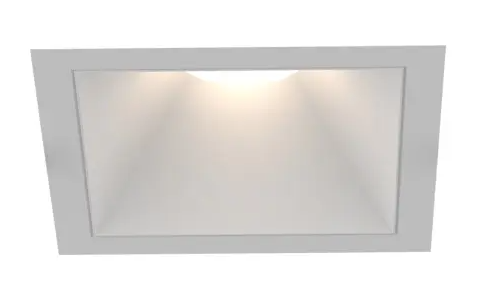 Eurofase Lighting OSC5ST01RF014027WCL 4-in 40W Oscar LED With Trim, Square, Wide, 120V-277V, 2700K, BLK/BLK, Clear