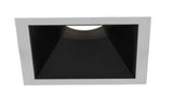 Eurofase Lighting OSC5ST01RF014035WCL 4-in 40W Oscar LED With Trim, Square, Wide, 120V-277V, 3500K, BLK/BLK, Clear