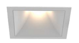 Eurofase Lighting OSC5ST01RF024035WCL 4-in 40W Oscar LED With Trim, Square, Wide, 120V-277V, 3500K, BLK/White, Clear