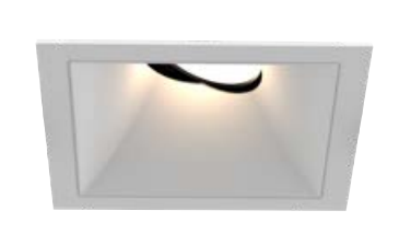 Eurofase Lighting OSC5ST01RG024035WCL 4-in 40W Oscar LED With Trim, Square, Gimbal, Wide, 120V-277V, 3500K, BK/WH, Clear