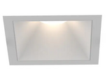 Eurofase Lighting OSC5ST02RF024035WCL 4-in 40W Oscar LED With Trim, Square, Wide, 120V-277V, 3500K, WHT/WHT, Clear