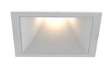 Eurofase Lighting OSC5ST02RF024035WCL 4-in 40W Oscar LED With Trim, Square, Wide, 120V-277V, 3500K, WHT/WHT, Clear